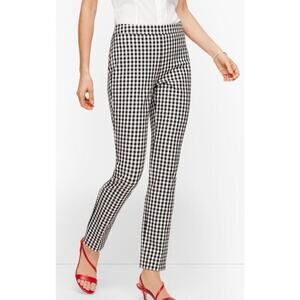 NWT Talbots Chatham Plaid Gingham Ankle Pant Size 4 (preppy cottage)
